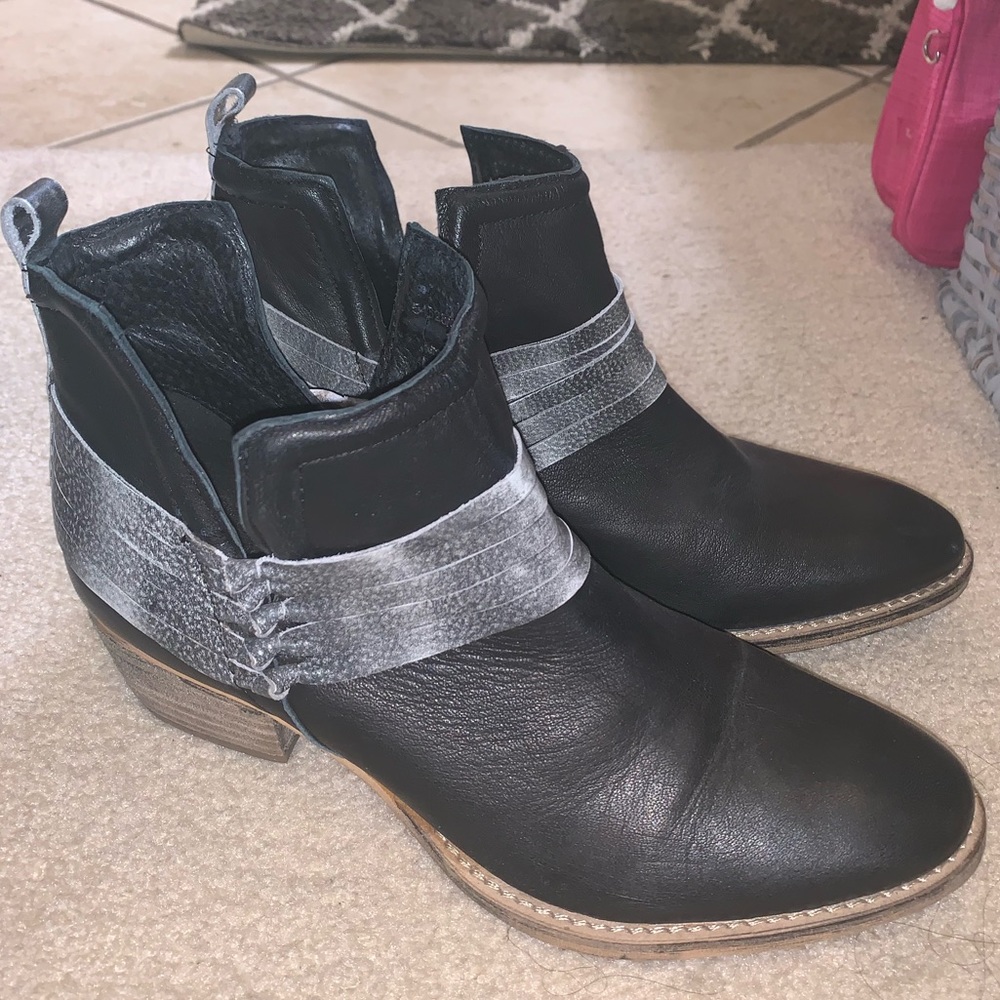 Black booties 8